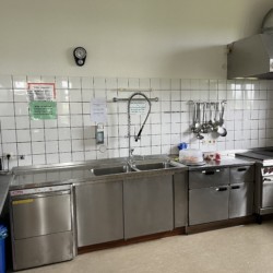 Küche im Kinderfreizeitheim Settrup in Deutschland