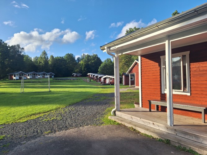 Großes Freizeithaus Flahult in Schweden für Jugendreisen.