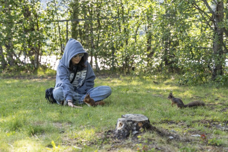 Freizeitheim Hallingdal in der norwegischen Natur.